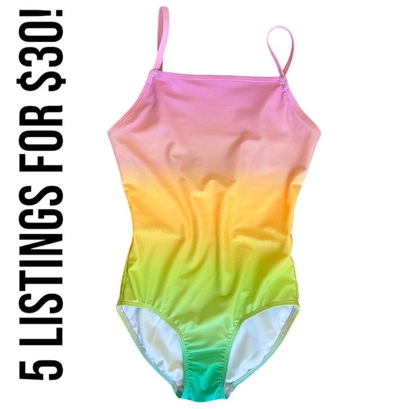 Old Navy Girls Swimsuit Swim Tie Dye one-piece size medium (8) euc - Picture 2 of 7